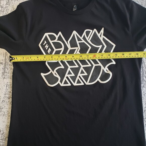 The Black Seeds Black Band Screenprint Graphic Tshirt Medium - Picture 6 of 7